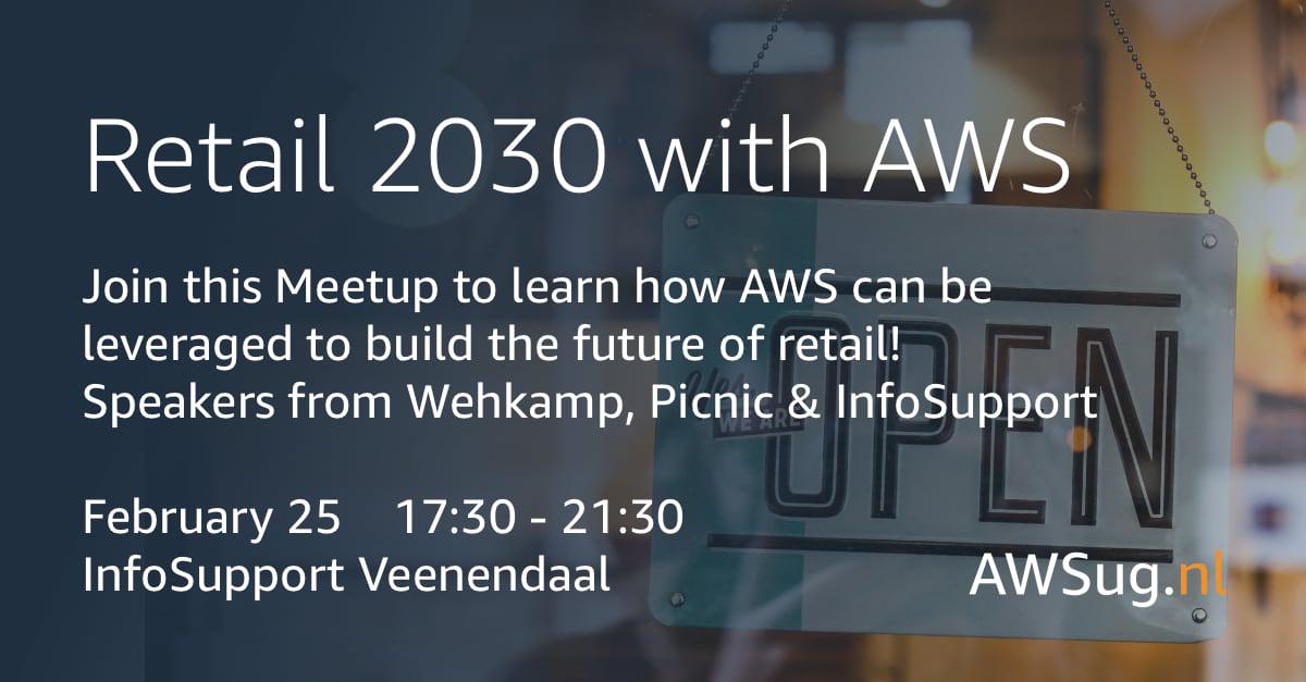 Banner for Retail 2030 with AWS