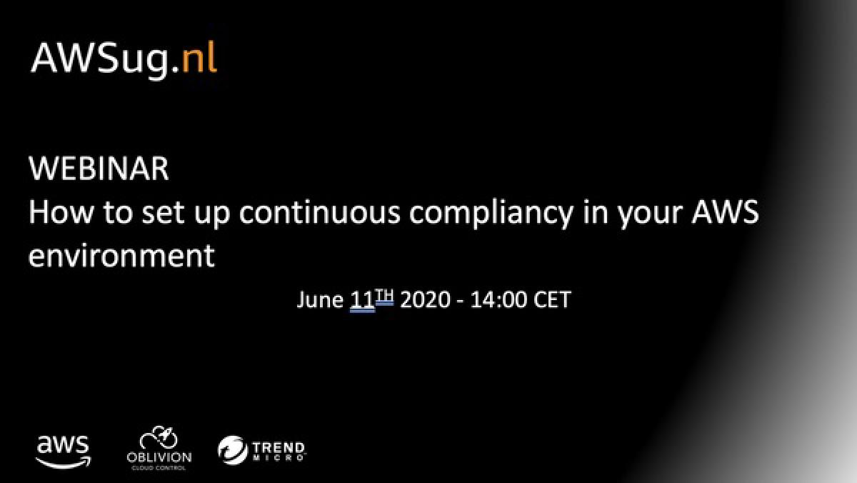 Banner for How to set up continuous compliancy in your AWS environment