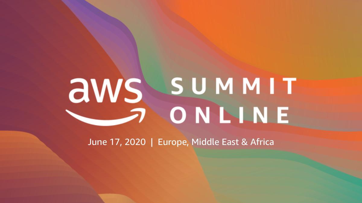 Banner for AWS Summit Online Europe, Middle East & Africa