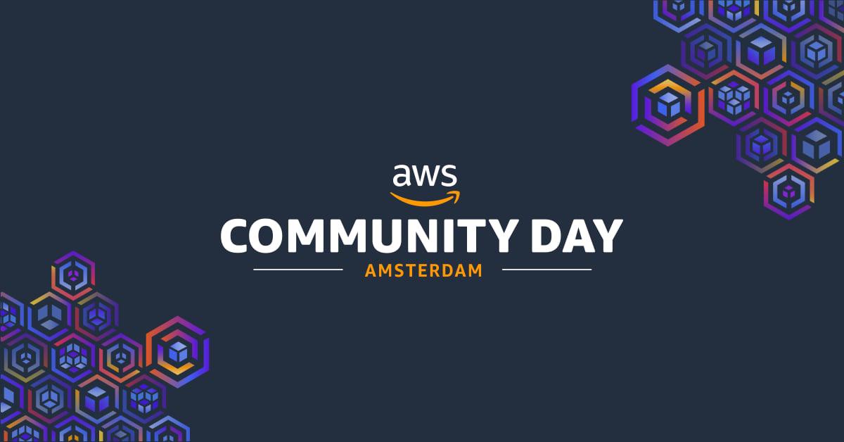 Banner for AWS Community Day Amsterdam Online