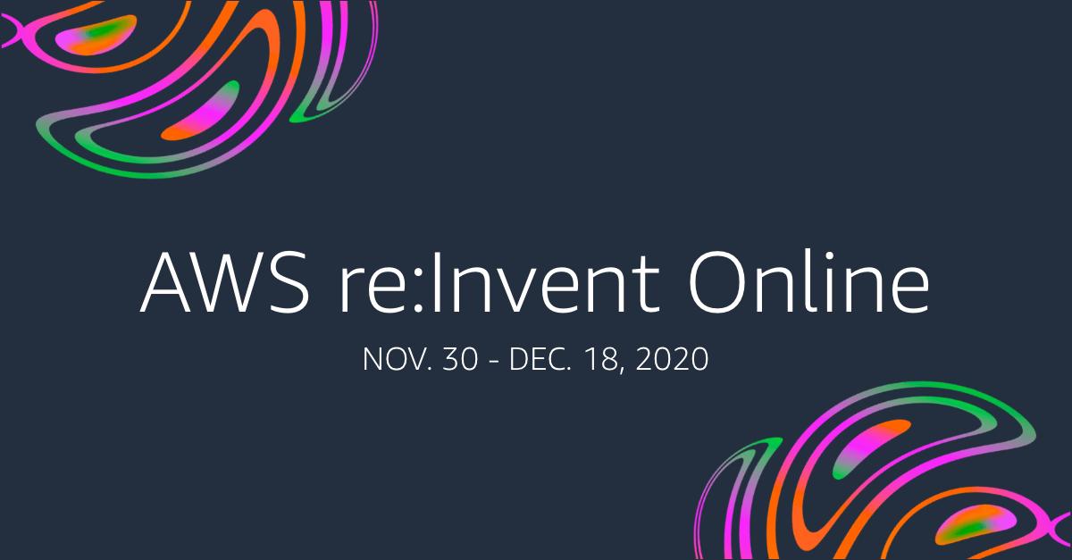 Banner for AWS re:Invent Online