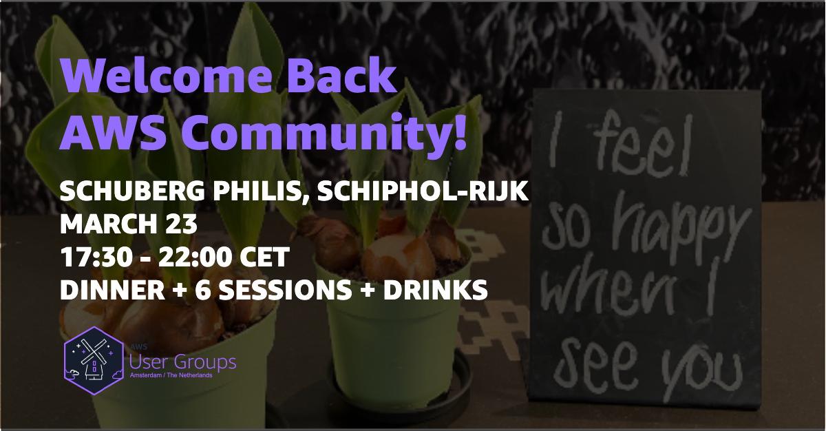 Banner for Welcome Back AWS Community