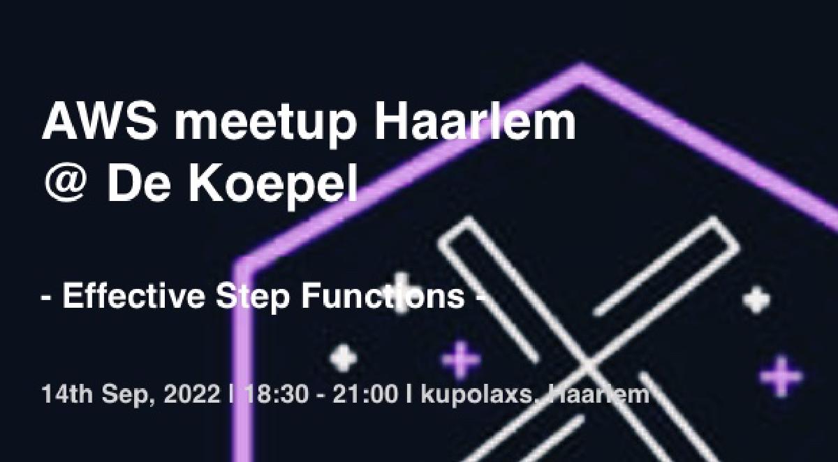 Banner for Meetup in Haarlem at De koepel