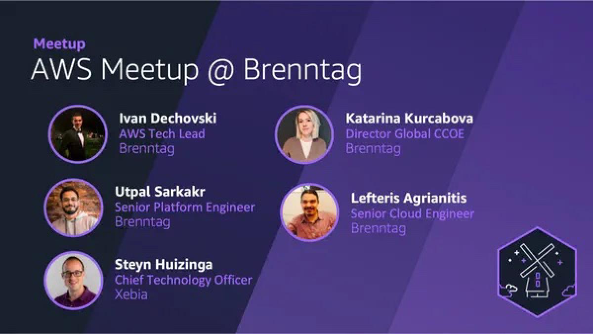 Banner for AWS Meetup @ Brenntag